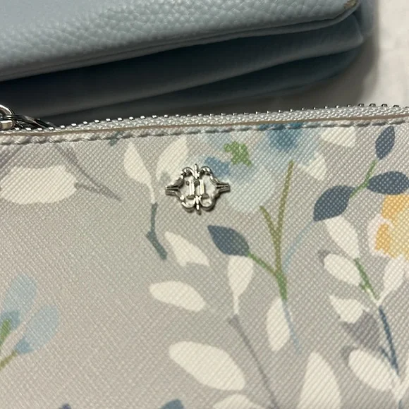 Nanette Lepore Light Blue Crossbody with Card Holder/Wallet - Picture 5 of 16